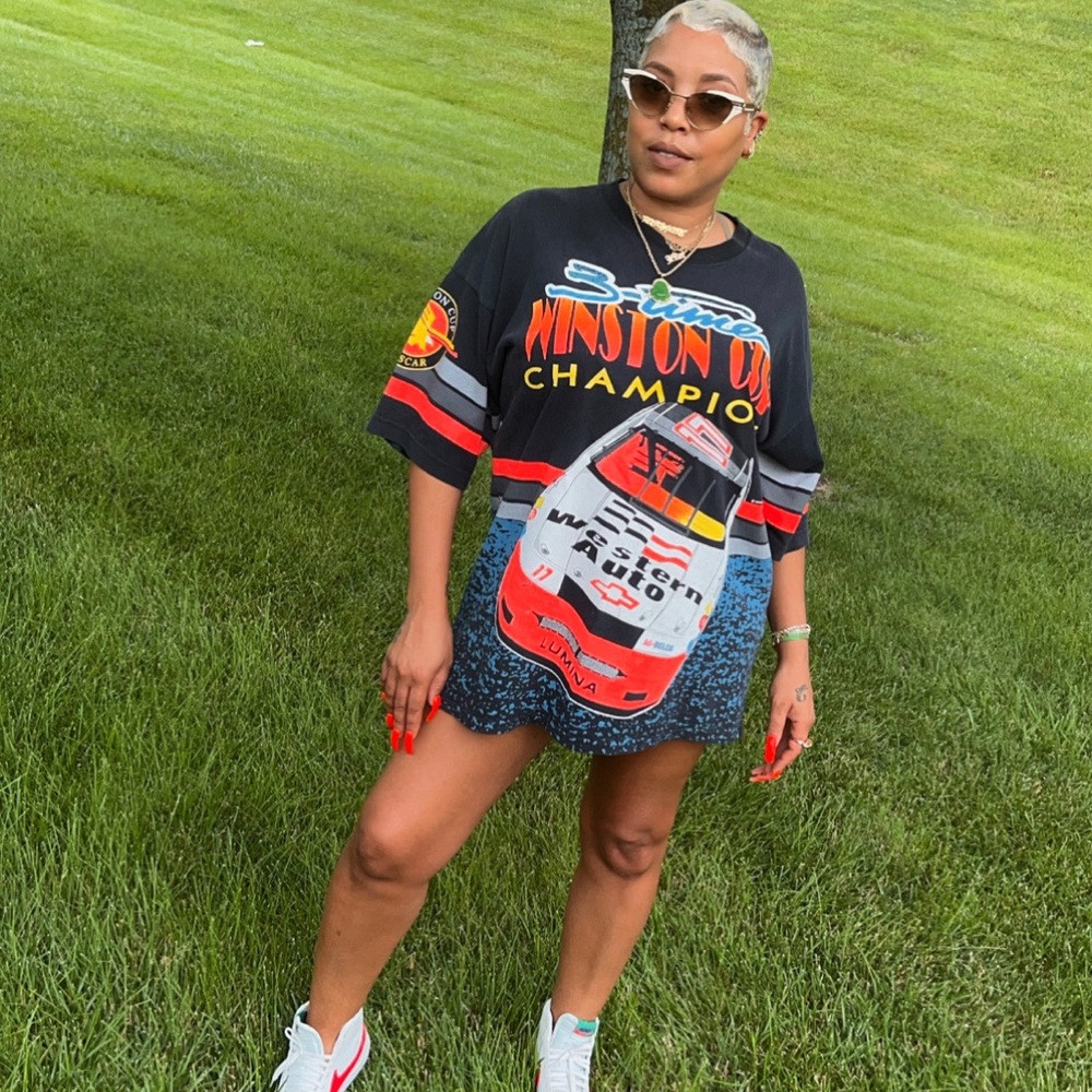 Vintage race car T-Shirt Dress